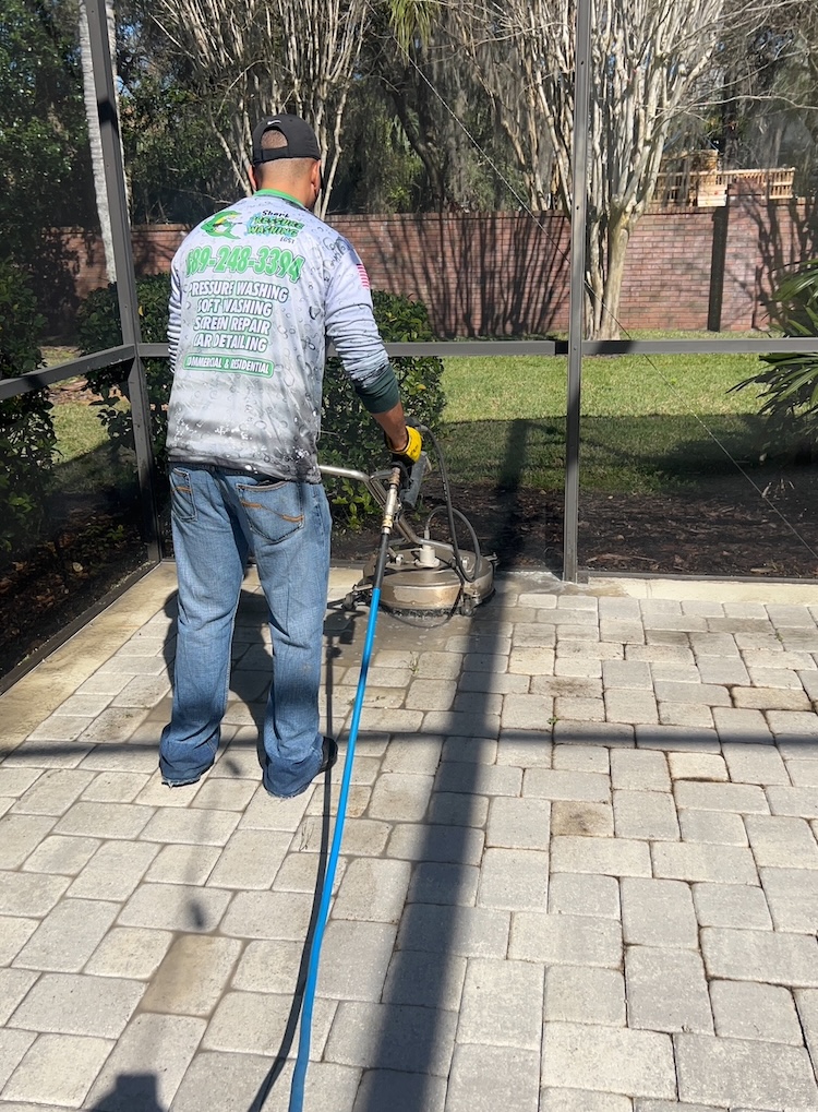 pool pavers cleaning